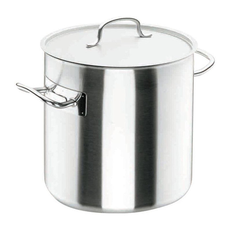 Marmite Traiteur Inox Pro D 40 Cm + Couvercle Inox Lacor - Mathon