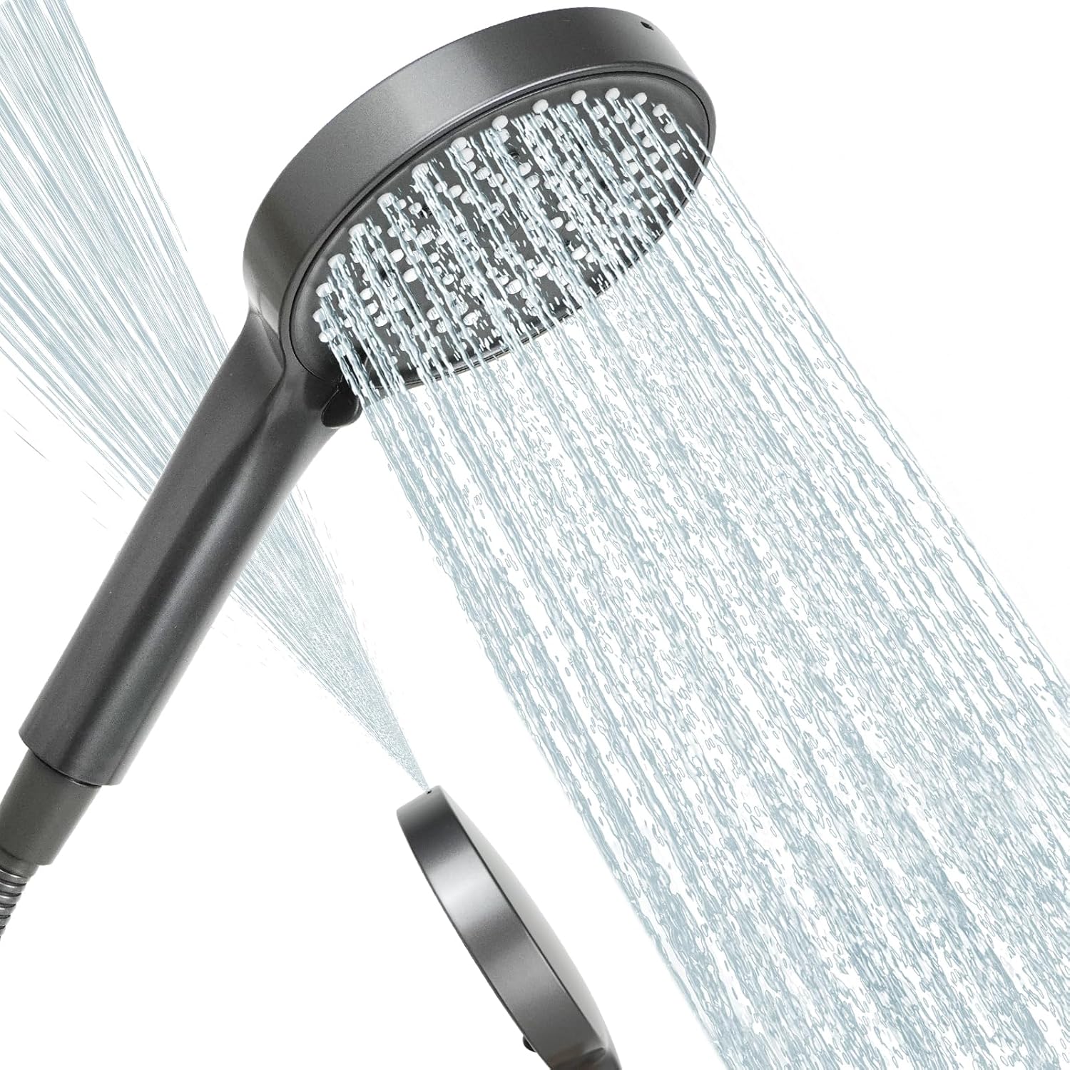 Pommeau de douche mural gris 6 jets haute pression Vendos85 - Mathon