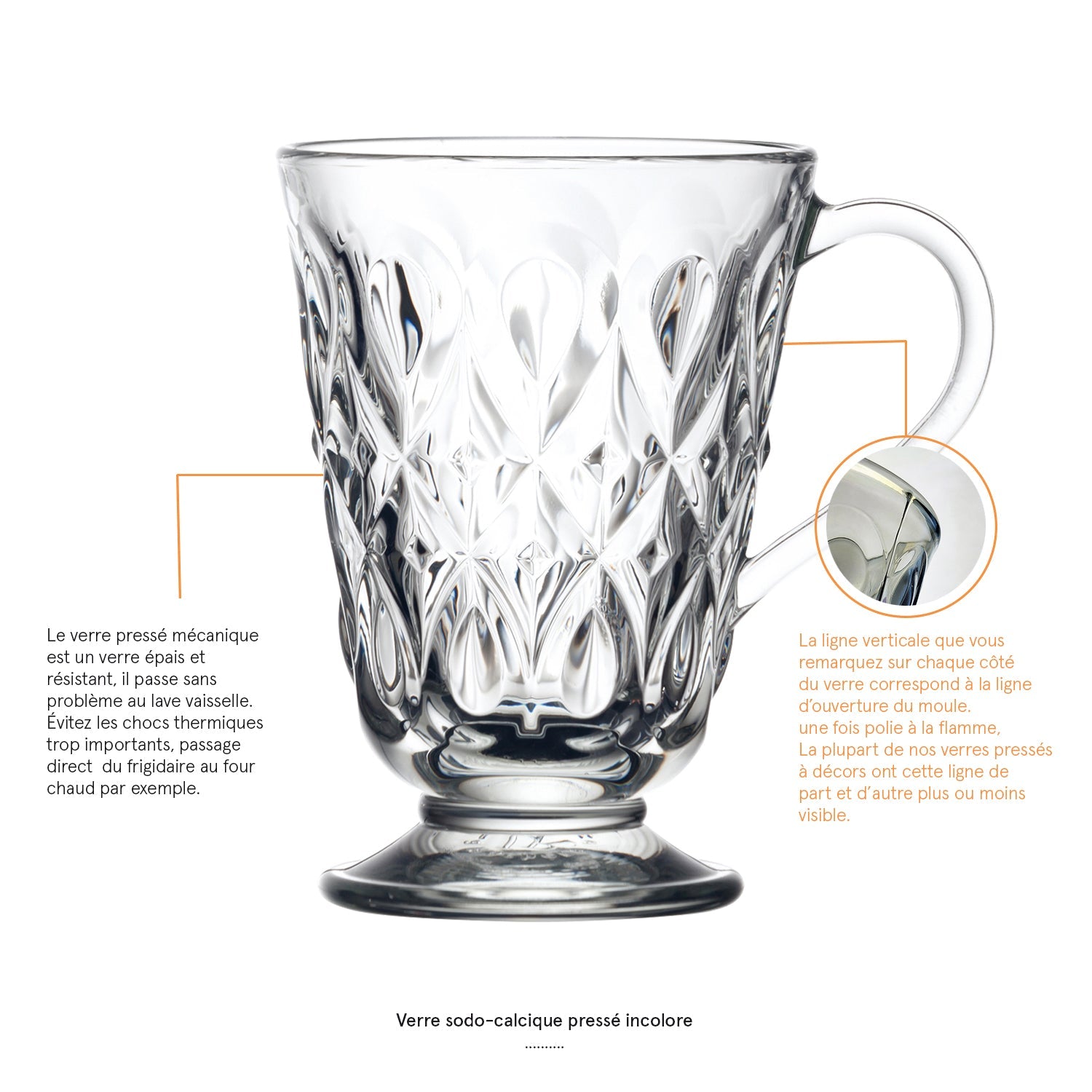 Lot de 6 Mugs La Rochère - Mathon - 4