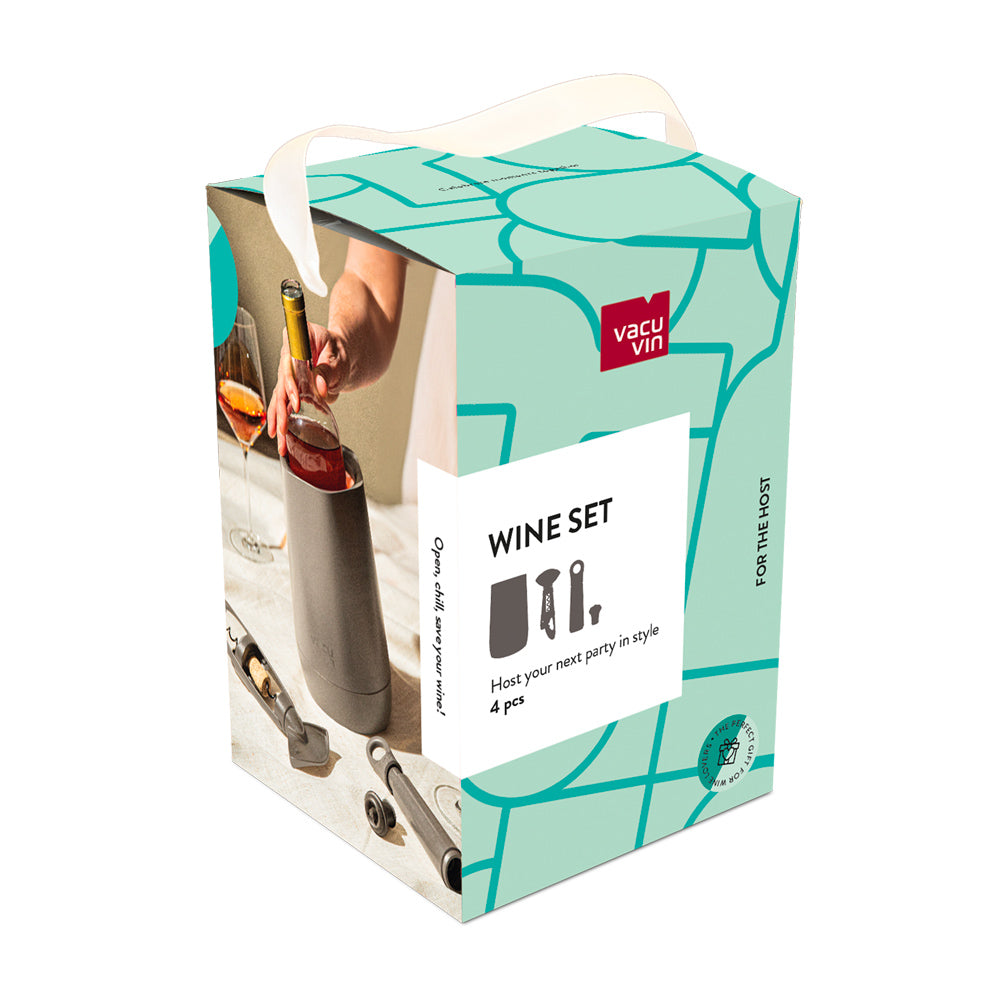 Coffret à vin host graphite Vacuvin - Mathon - 2