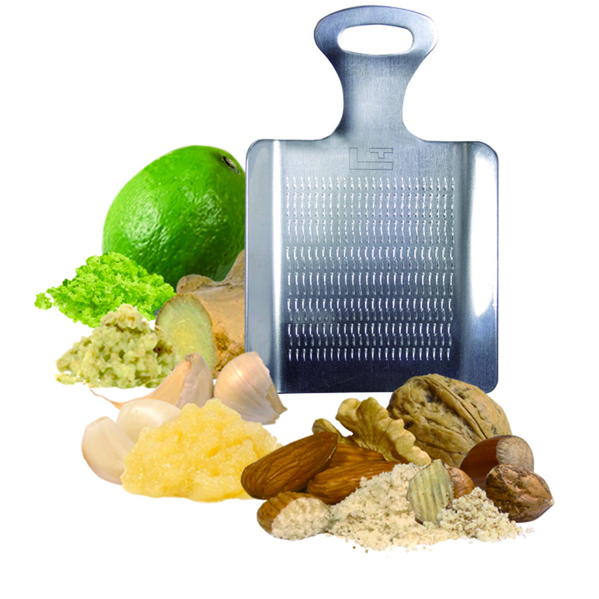 Gratte-ail, amandes, muscade... - inox La Bonne Graine - Mathon - 3