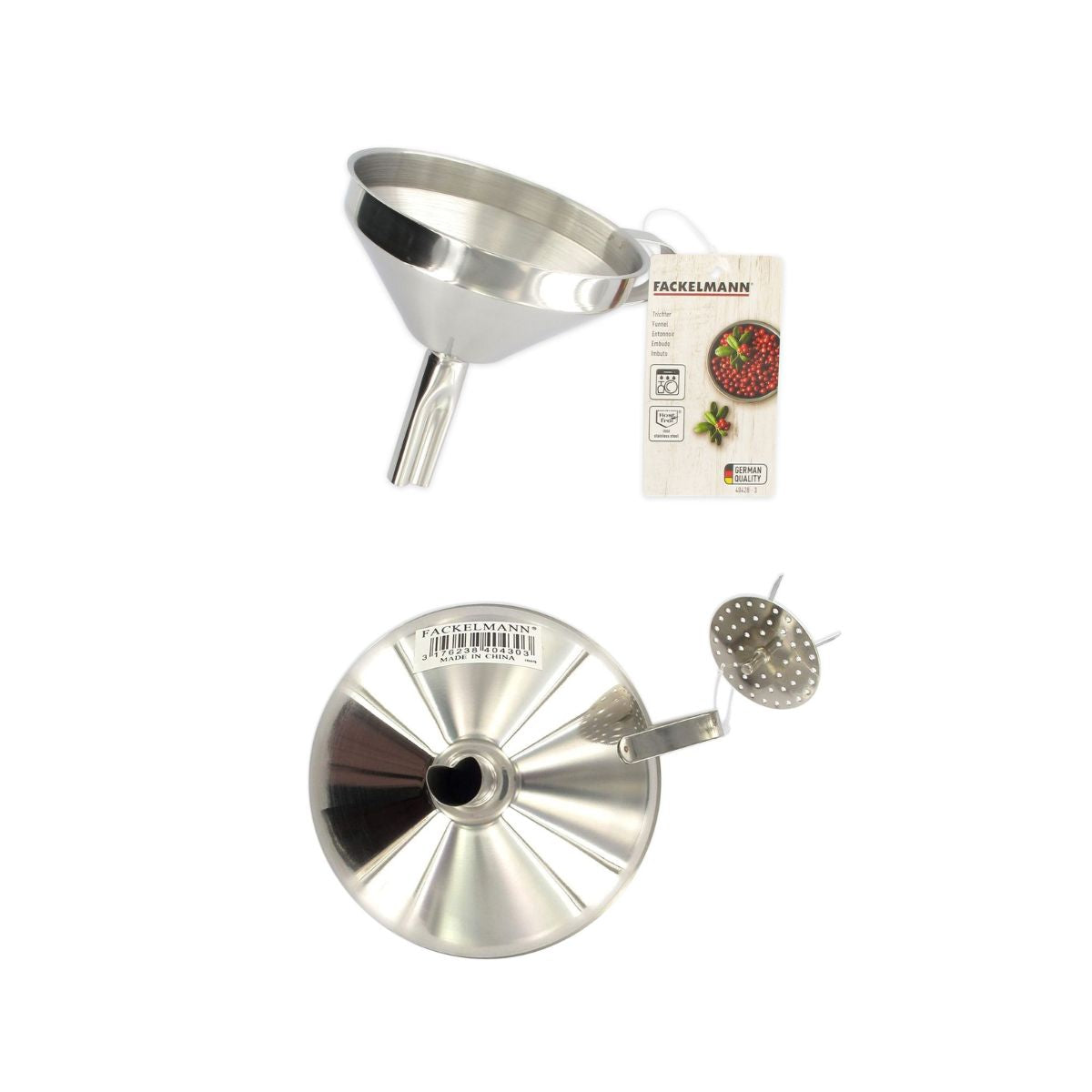 Lot de 2 entonnoirs de cuisine de 10,4 et 14 cm de diamètres  Handmade Tradition Fackelmann - Mathon - 3