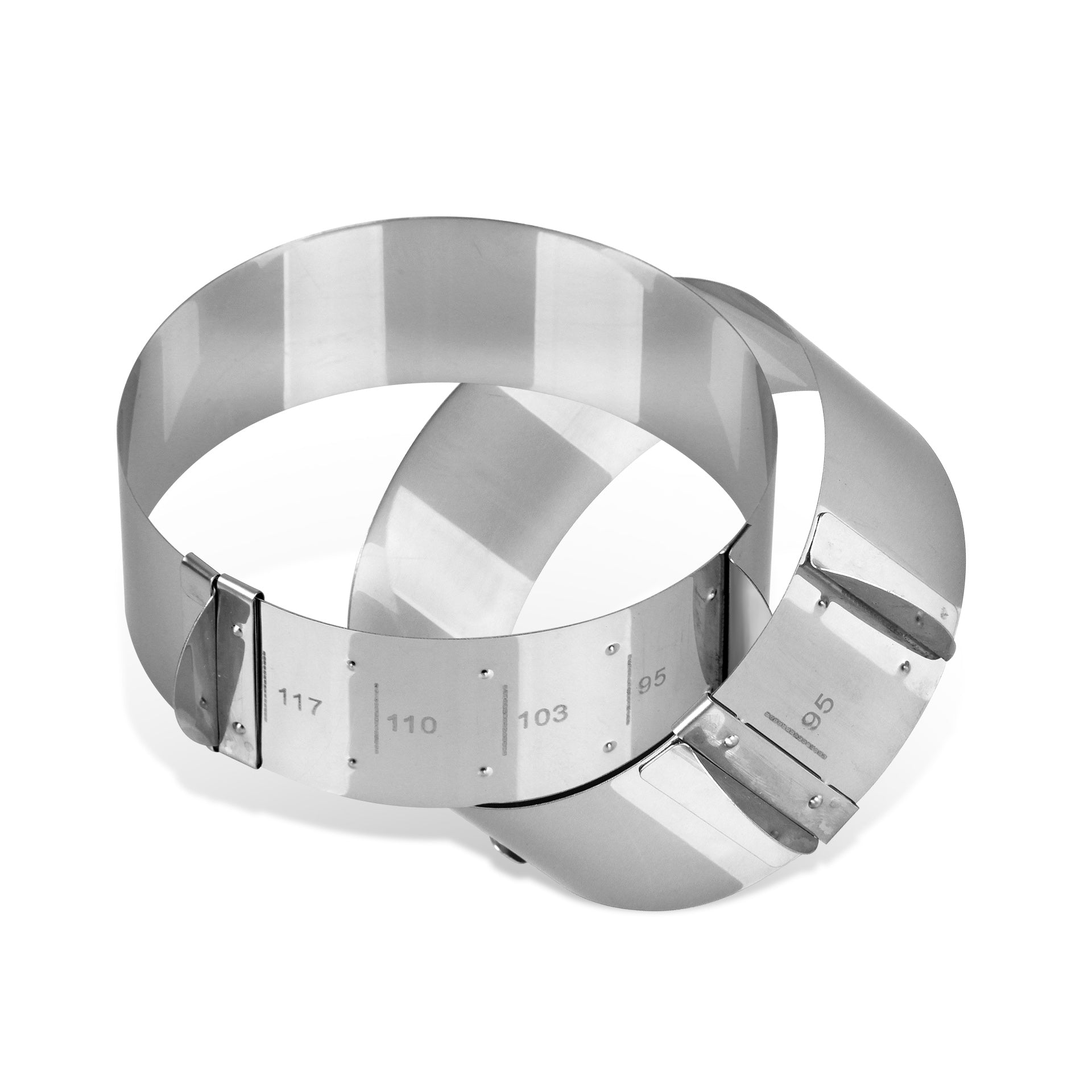 Lot de 2 emporte-pièces réglables 9 à 11,7 cm  Barbecue FM Professional - Mathon - 1