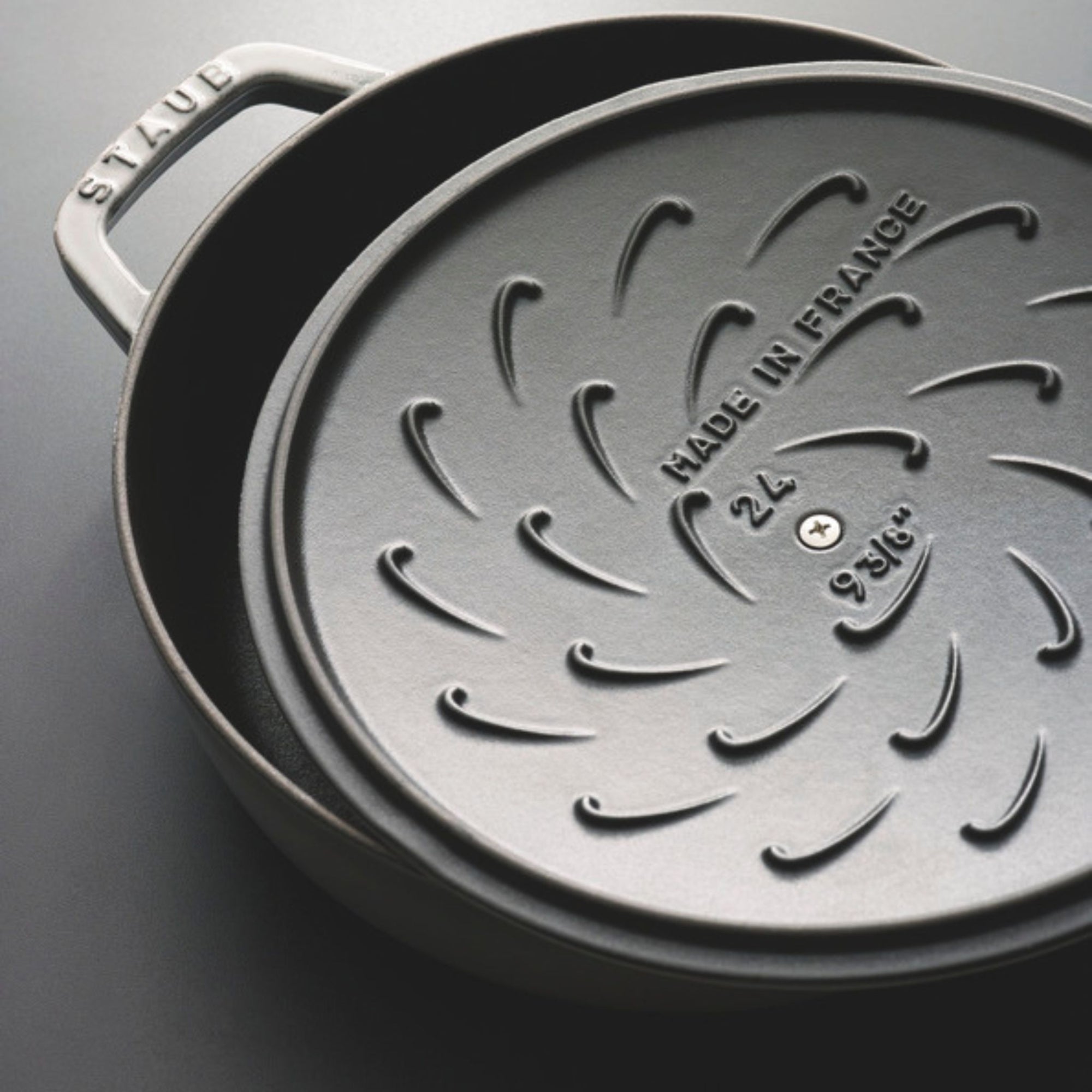 Sauteuse Chistera, 24 cm, Truffe blanche Staub - Mathon - 2