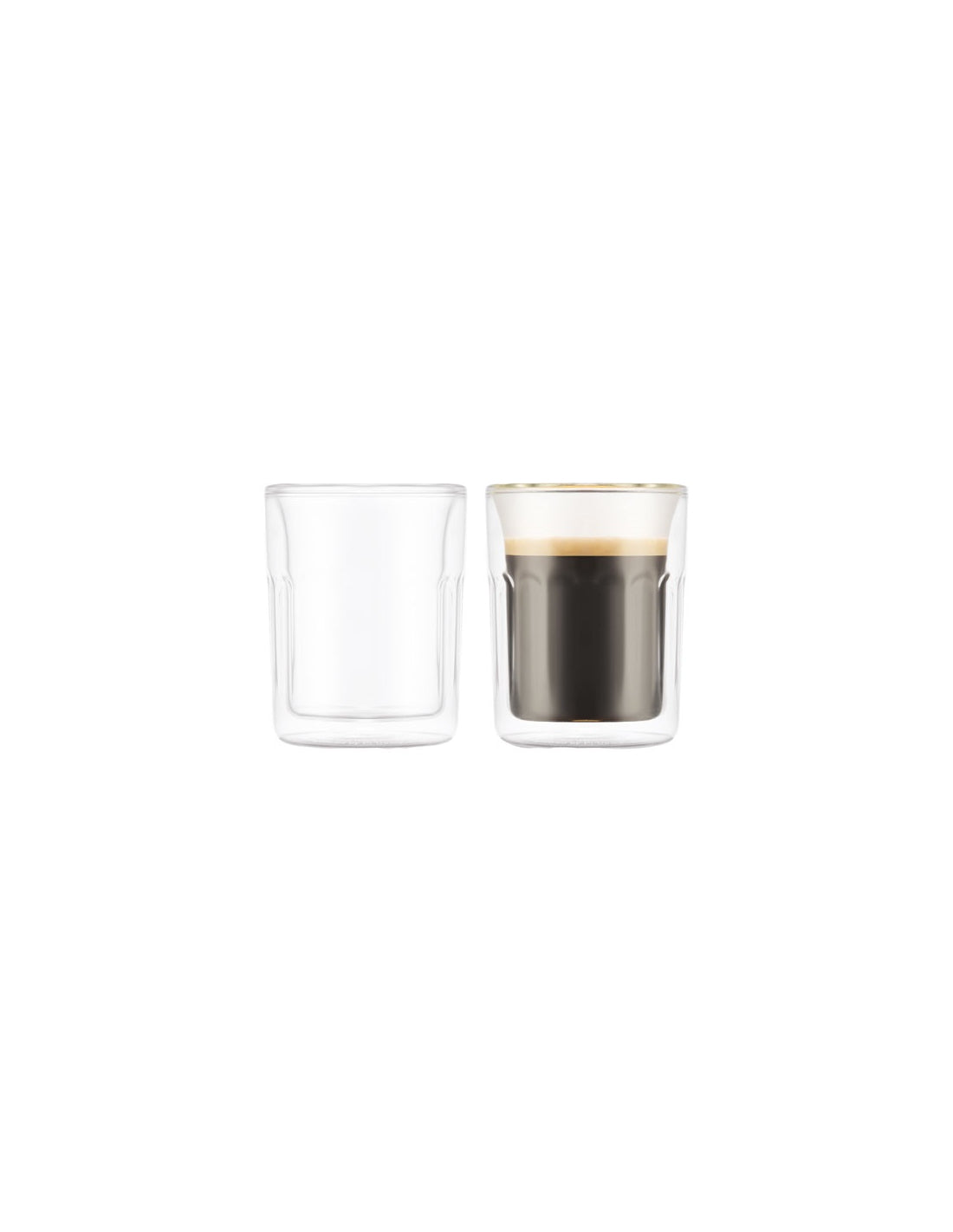 Set De 2 Verres ã  Jus Double Paroi 0.1 L Bodum - Mathon