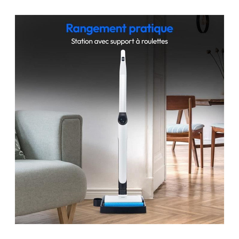 Medion H10 Nettoyeur Sol Dur Sans Fil - Rouleau Brosse - Réservoirs Eau Propre/sale - Fonction Auto-nettoyage - écran Led Medion - Mathon - 6