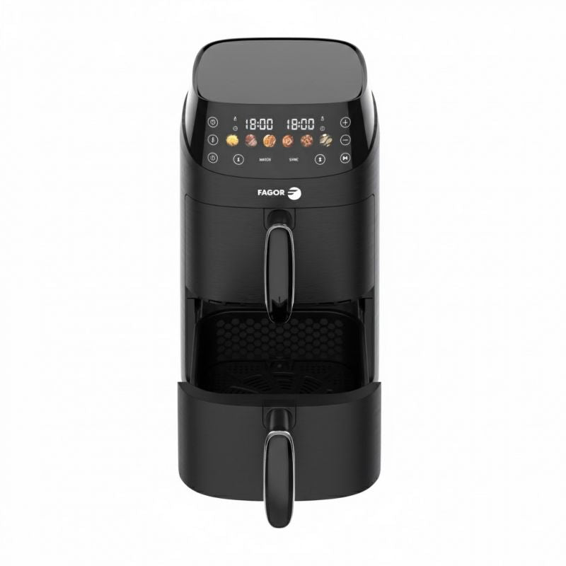 Friteuse à air chaud Air fryer double panier 5L 2000W Noir Fagor FG3301 Fagor - Mathon - 2