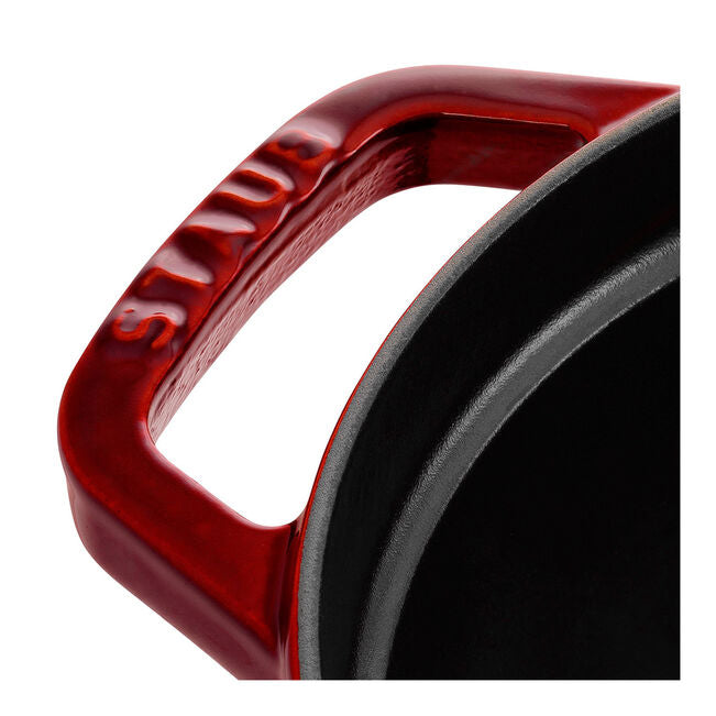 Cocotte 33 cm, Ovale, Bordeaux, Fonte Staub - Mathon - 3
