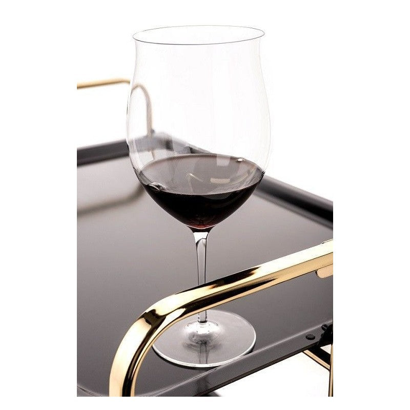 Desserte pliante 2 niveaux avec roulettes – structure recouverte d