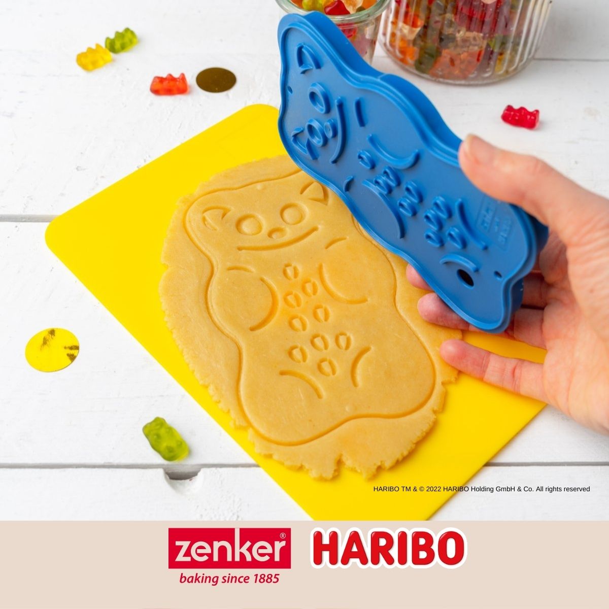 Emporte-pièce biscuits 2 en 1 en plastique Zenker Haribo Zenker - Mathon - 8