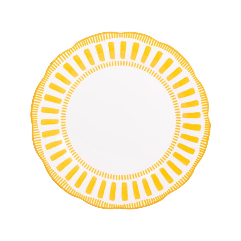 Assiette creuse Napoli jaune 22 cm (lot de 6) Table passion - Mathon - 2