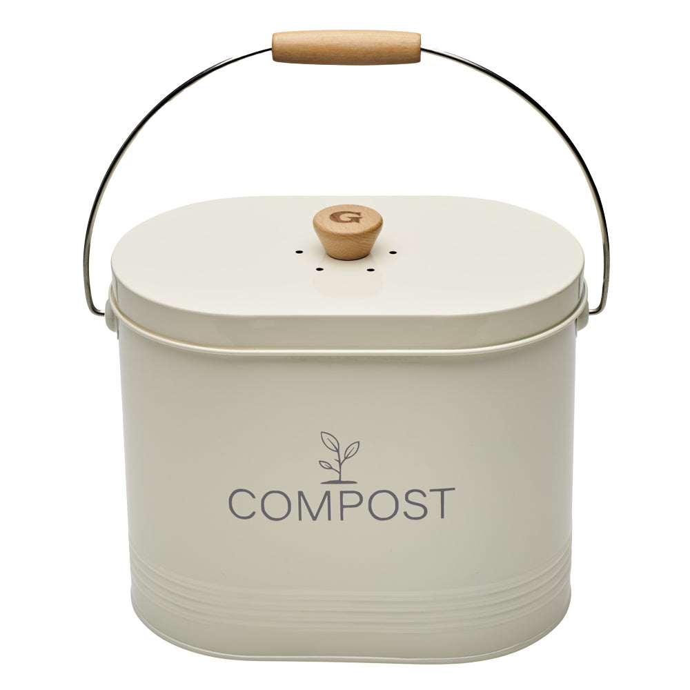 Seau compost ovale beige 7L Guillouard - Mathon - 2