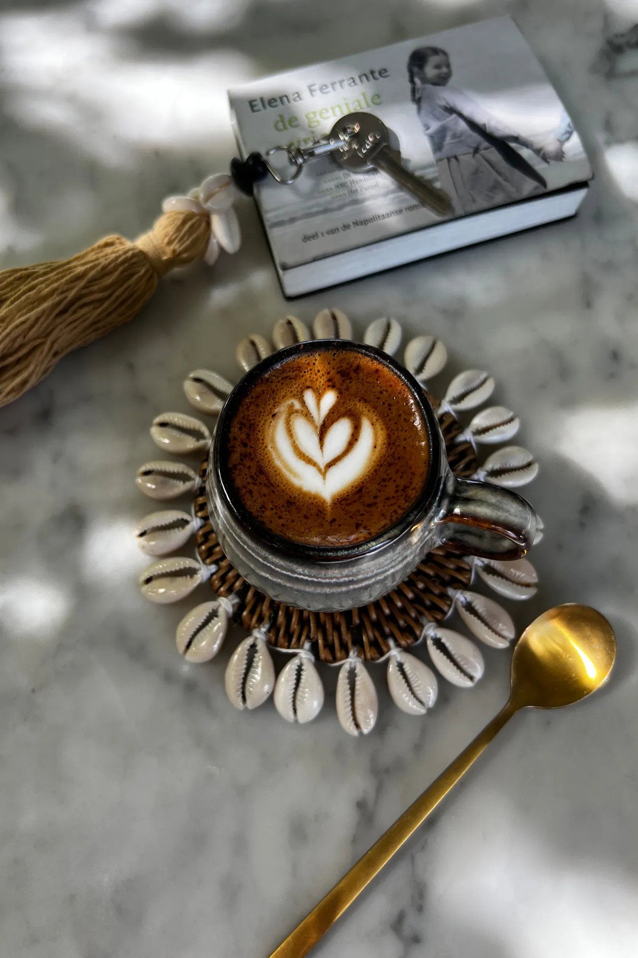 Le Sous-Verre Colonial Shell - Brun Naturel Bazar Bizar - Mathon - 5