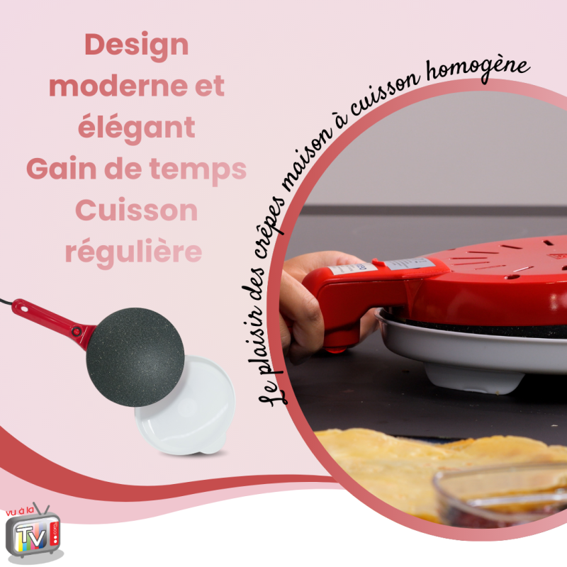 Crêpière Electrique 800 w Venteo - Mathon - 3