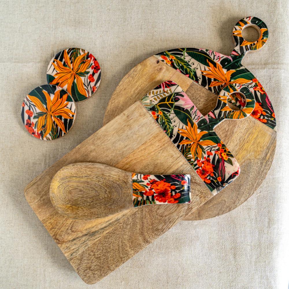 Set de 4 dessous de verre Taiana 10 cm Table passion - Mathon - 4