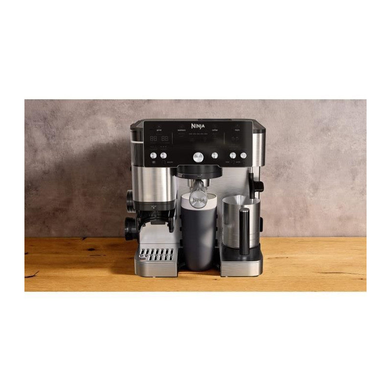 Machine A Expresso - Ninja - Es501eu Luxe Essential - 2 L - Ecran Digital - Noir / Inox Ninja - Mathon - 4