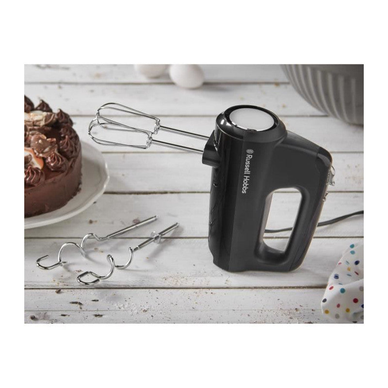 Batteur -   - Matte Black 24672-56 - 350 W - 5 Vitesses + Turbo - Noir Mat Russell Hobbs - Mathon - 1