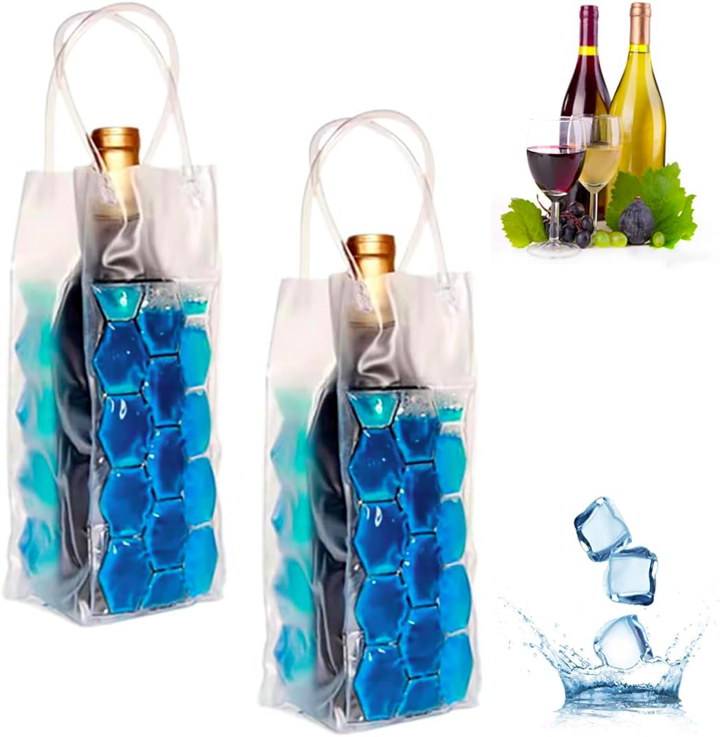 Refroidisseur de Vin en Gel – Bleu, Taille L Vendos85 - Mathon