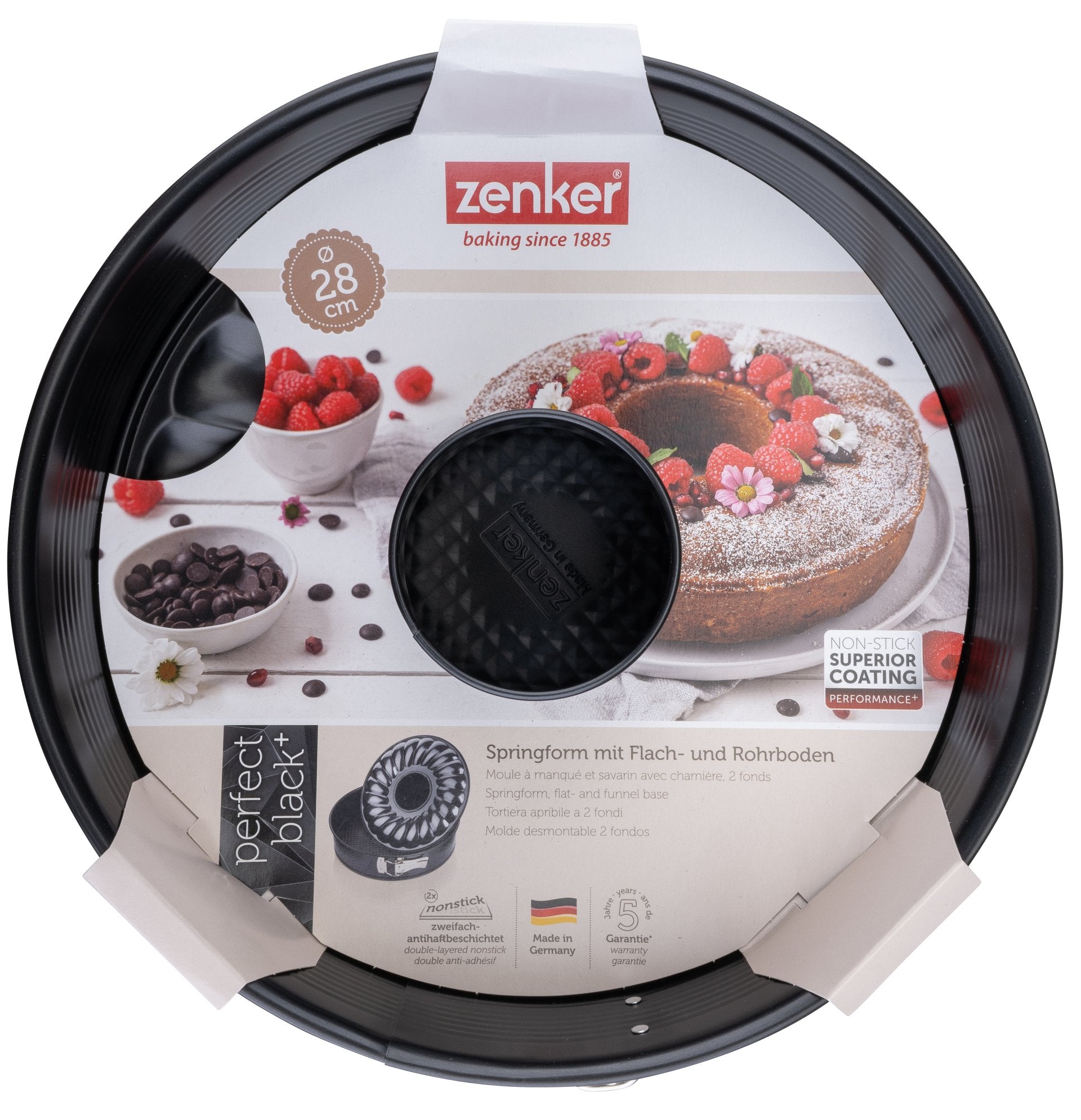 Moule à manqué et à savarin double fond 28 cm Zenker PerfectBack+ Zenker - Mathon - 6