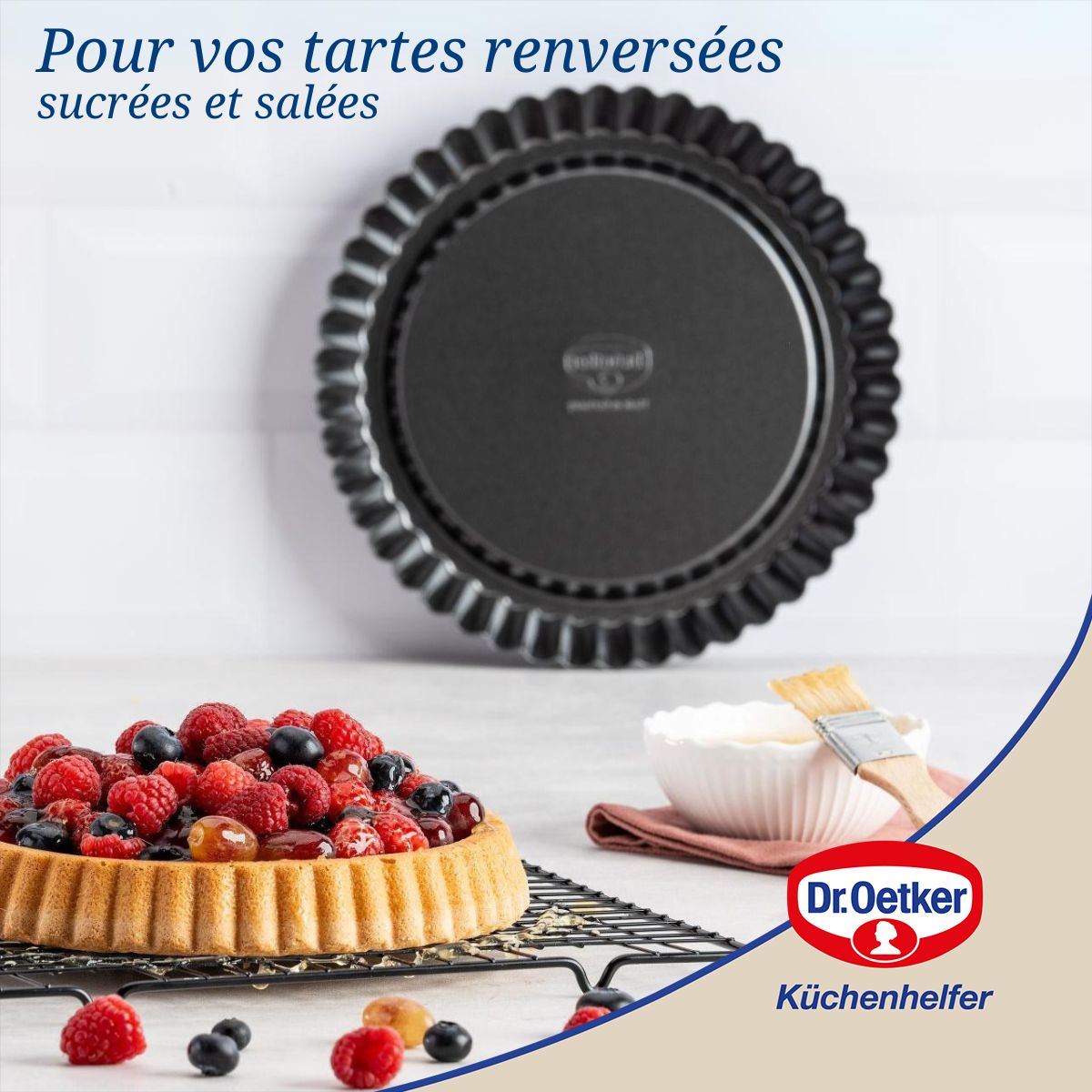 Moule à tarte renversée 28 cm  Tradition Dr. Oetker - Mathon - 4
