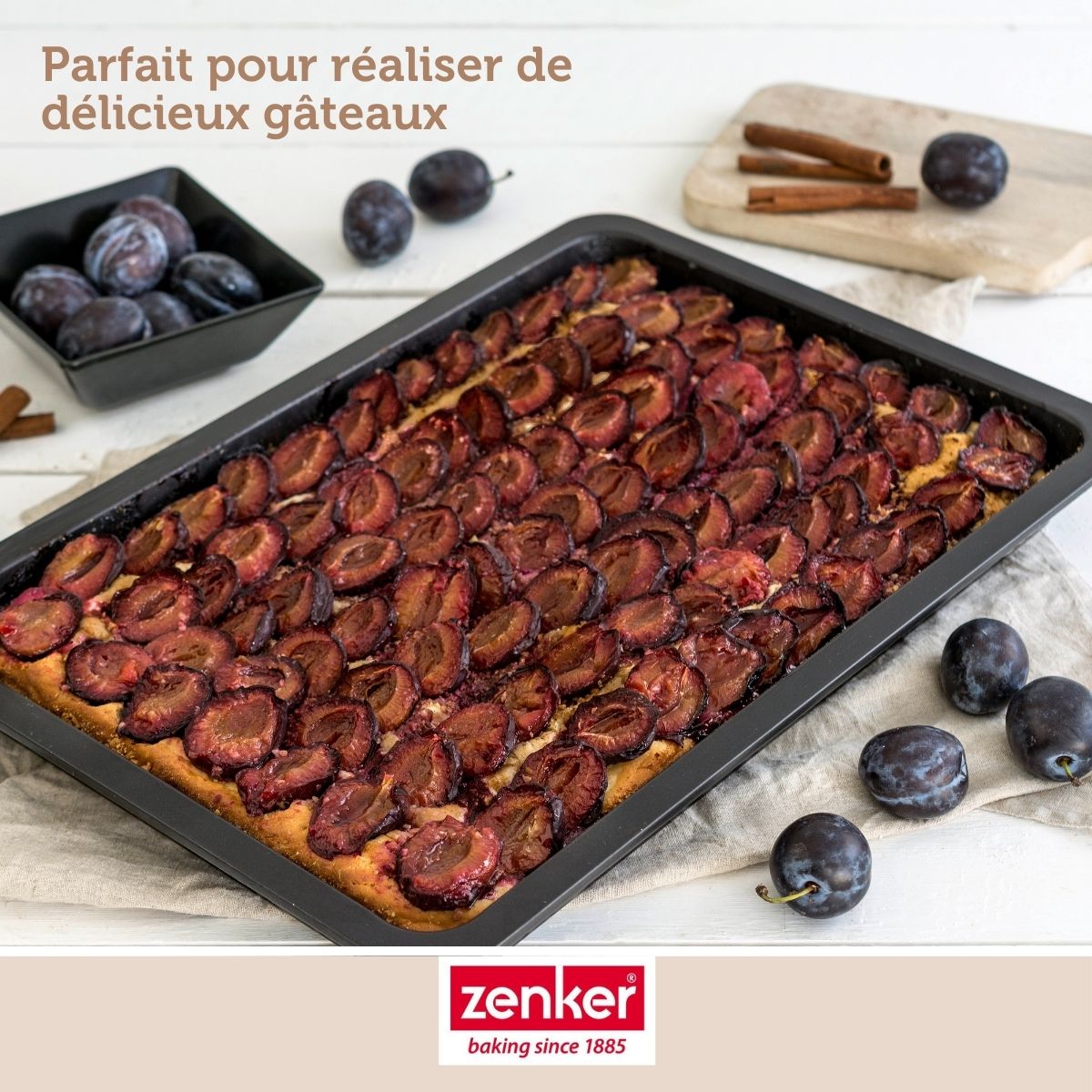 Plaque de four rectangulaire 42 x 29 cm Zenker Black Metallic Zenker - Mathon - 5
