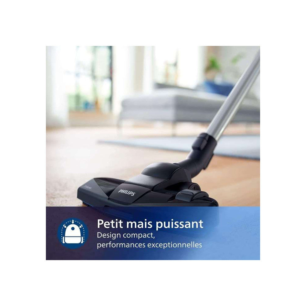 Aspirateur Traineau Sans Sac   Powerpro Compact - Fc9332/09 - 900w - Filtre Allergy H13 - Classe énergétique A Philips - Mathon - 3