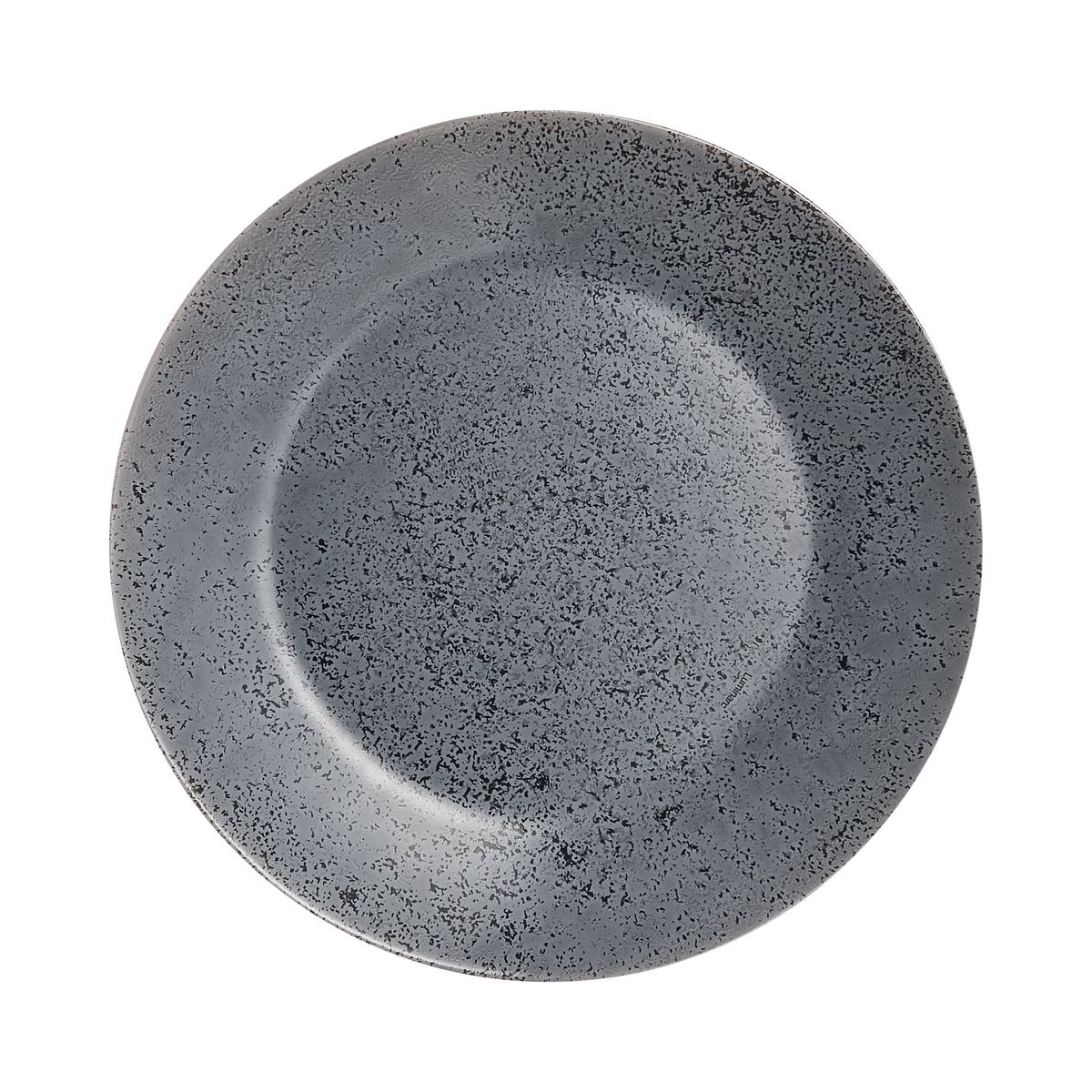 Assiette plate noire 25 cm Slate Luminarc - Mathon - 1