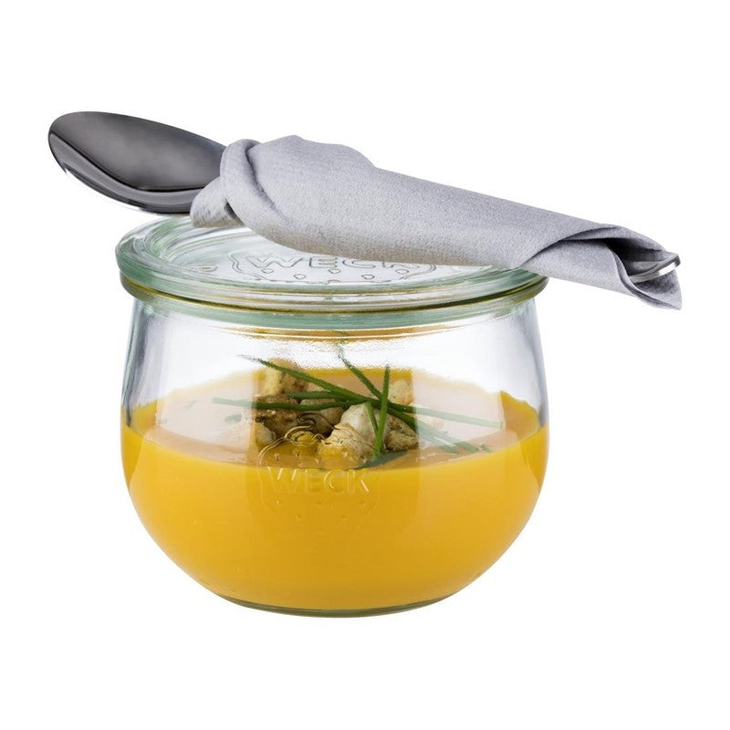 Bocaux en Verre Tulipe avec Couvercle Weck 580 mL - Lot de 6 - APS Aps - Mathon - 3