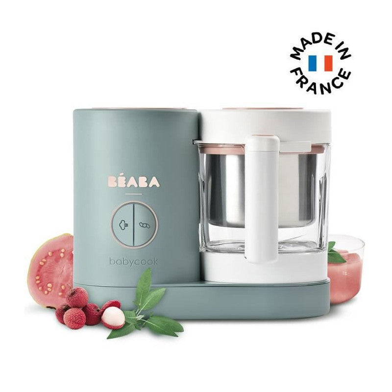 Beaba, Babycook Neo, Robot Bebe 4 En 1, Cuiseur, Mixeur, Made In France - Eucalyptus Beaba - Mathon - 2