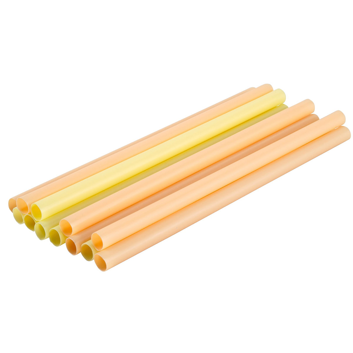 Lot de 12 pailles coloré en plastique 20 cm  Summer Party Fackelmann - Mathon - 1