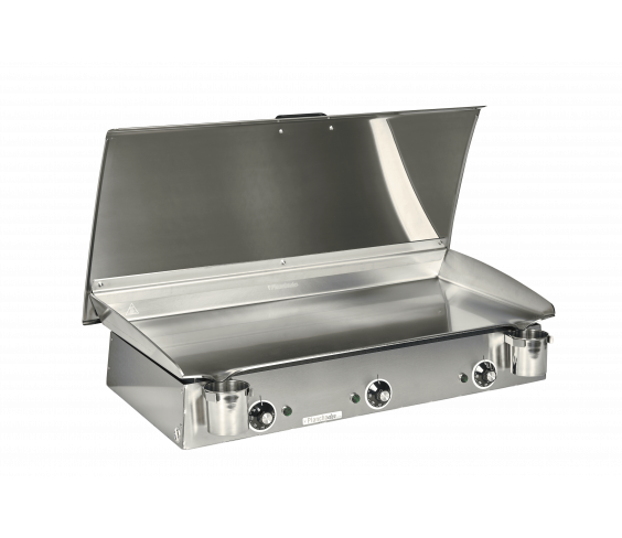 LUX 830 INOX Couvercle  2 ustensiles Planchaelec - Mathon - 1