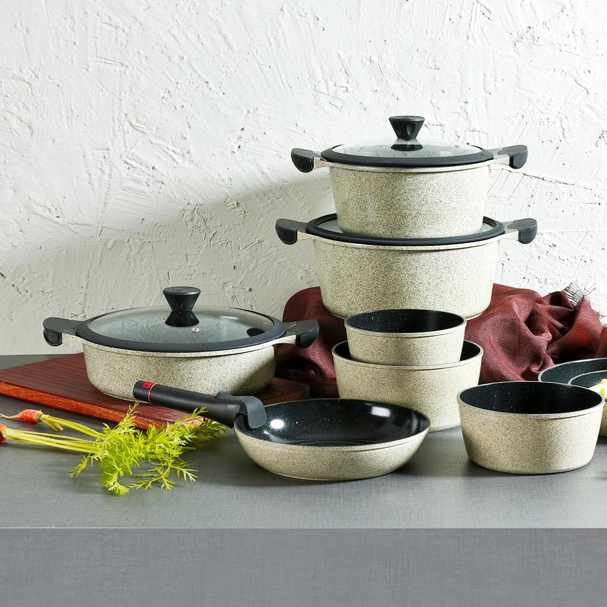 Faitout vert 32cm - "Jade" Laguiole Cuisson - Mathon - 3