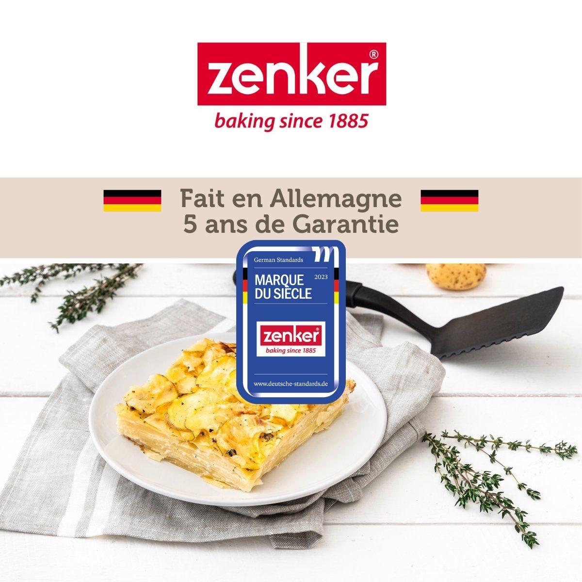 Plat à four XXL 40 x 29 x 6 cm Zenker Special Cooking Zenker - Mathon - 5