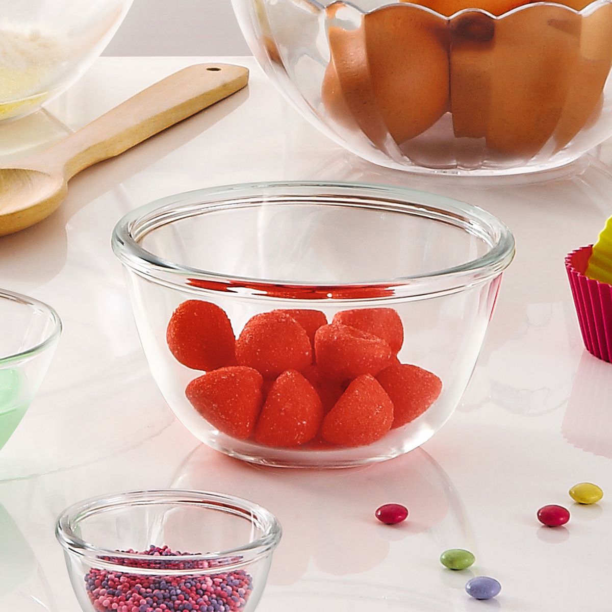 Saladier en verre 12cm Cocoon 41cl - Luminarc Luminarc - Mathon - 4