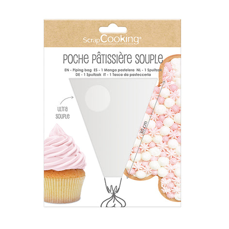 Poche à douille réutilisable 35 cm Scrapcooking - Mathon - 2