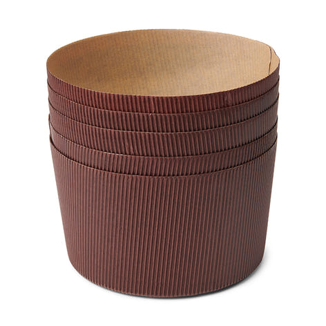 5 caissettes à Panettone en papier 16 cm Patisse - Mathon