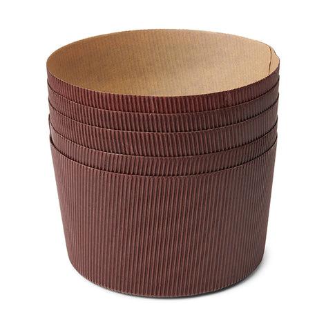 5 caissettes à Panettone en papier 16 cm Patisse - Mathon