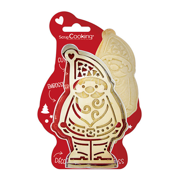 Emporte-pièce et embosseur Père Noël Scrapcooking - Mathon - 1