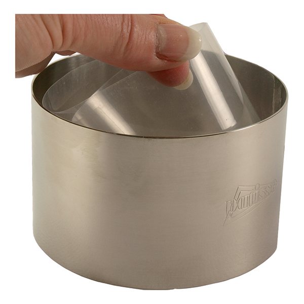 Rouleau bandes transparentes pour cercles 8cm Patisse - Mathon - 2