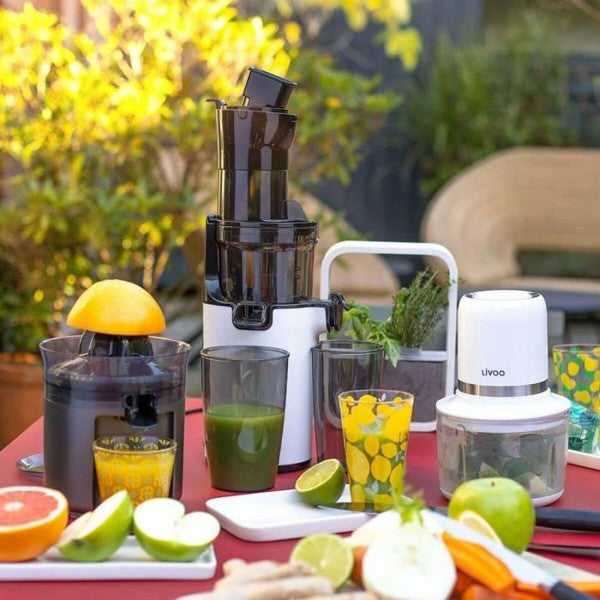 Hachoir Livoo Chopper Blanc Acier 200 W 1,2 L Livoo - Mathon - 2