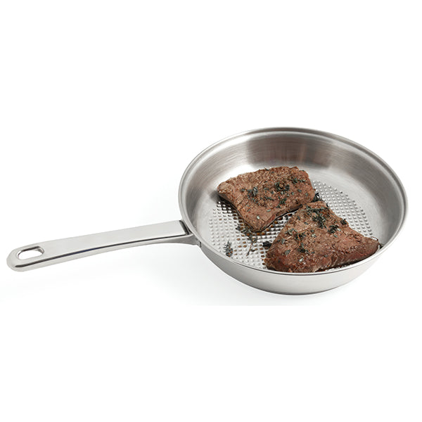 Poêle tout inox avec fond grill 24 cm Artame - Mathon - 5