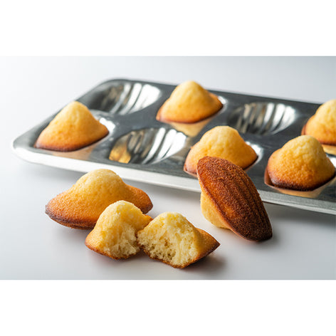 Plaque de 12 madeleines en fer blanc Gobel - Mathon - 2