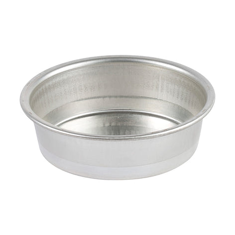Moule à manqué rond uni en fer blanc bordé 28 cm Gobel - Mathon