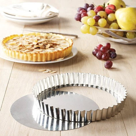 Tourtière en fer blanc 28 cm Gobel - Mathon - 1