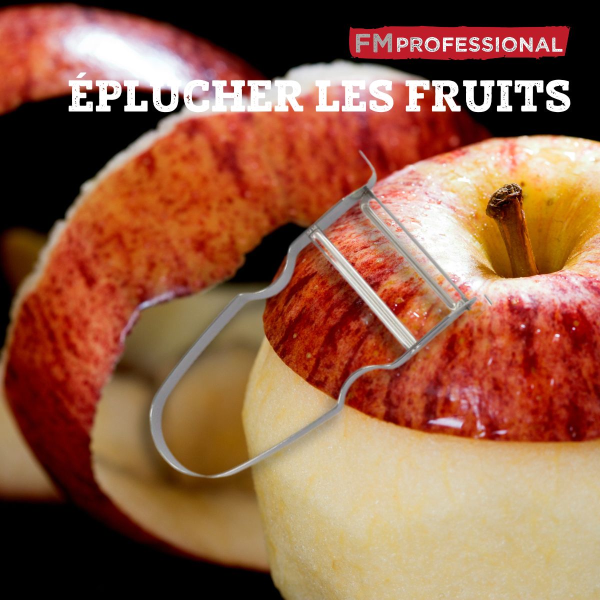 Lot de 4 éplucheurs à légumes 11,5 cm FM Professional - Mathon - 5