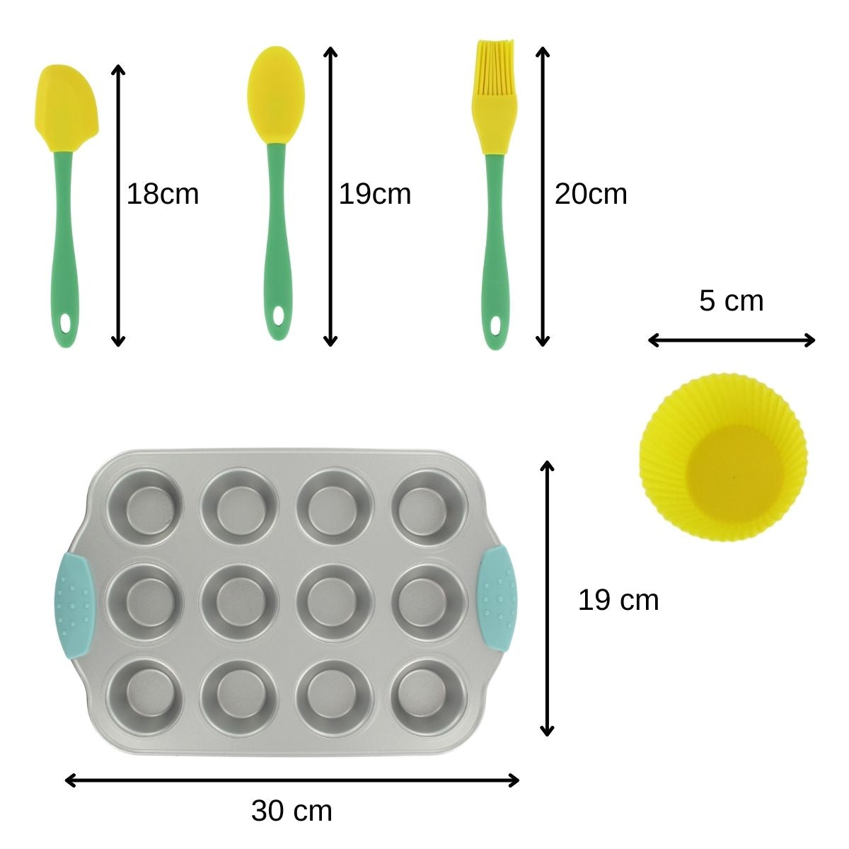 Set pour mini cupcakes 16 pièces  Mini Monsters Fackelmann - Mathon - 3