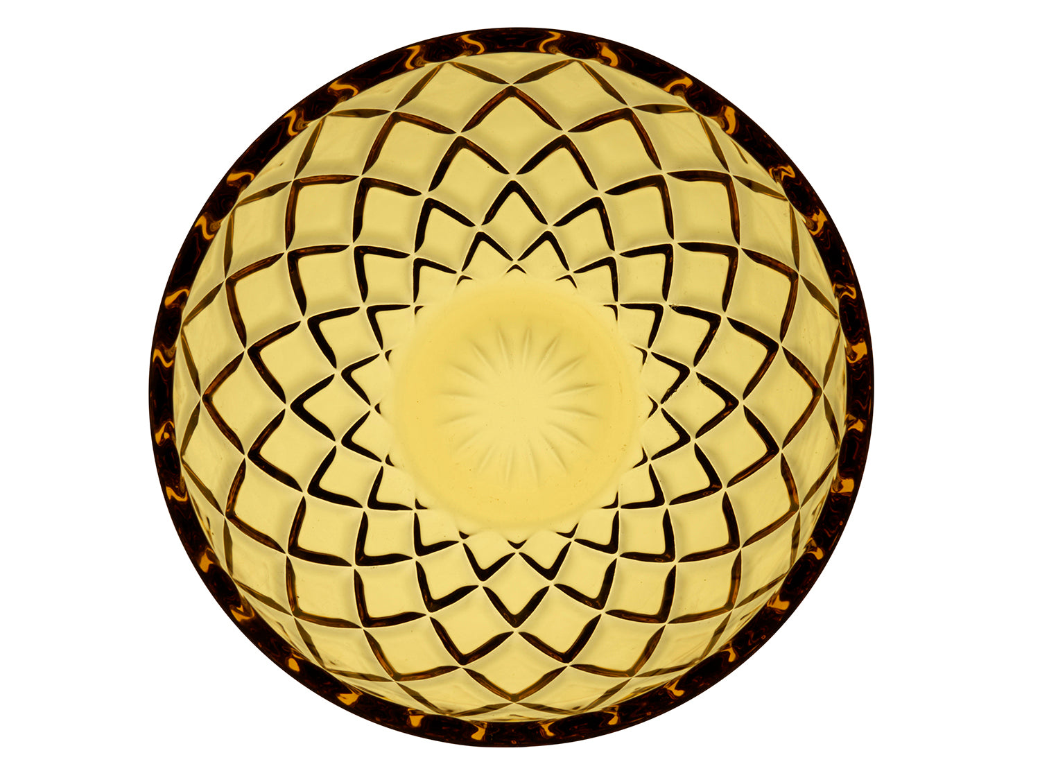 Bol SORRENTO 12cm en verre Ambre Lyngby Glas - Mathon - 2