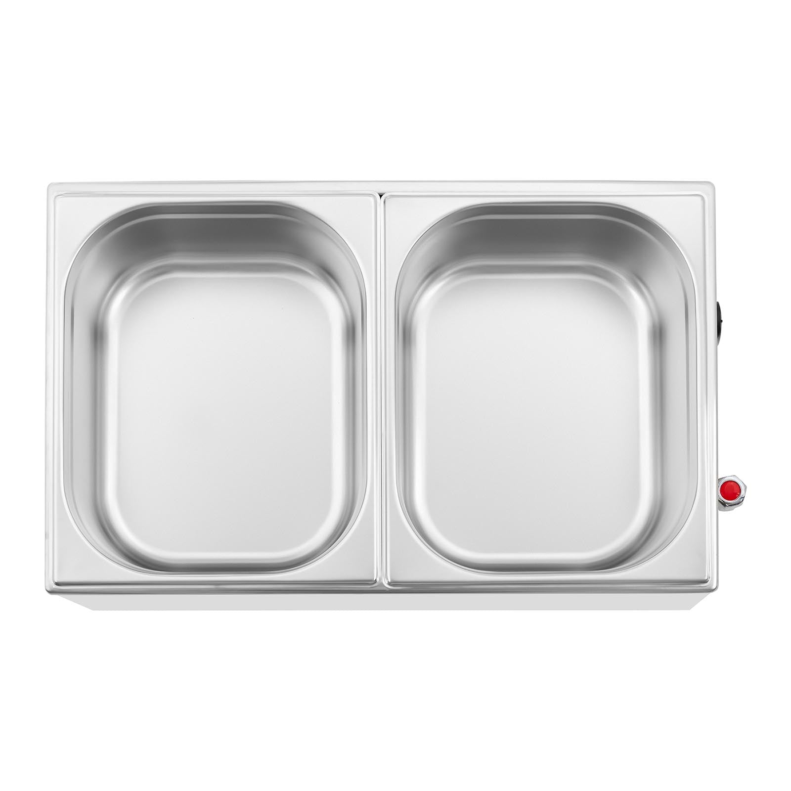 Bain-marie chauffe-plat bain-marie professionnel 600 watts 2 x GN 1/2 robinet de vidange 14_0004218 - Mathon - 5