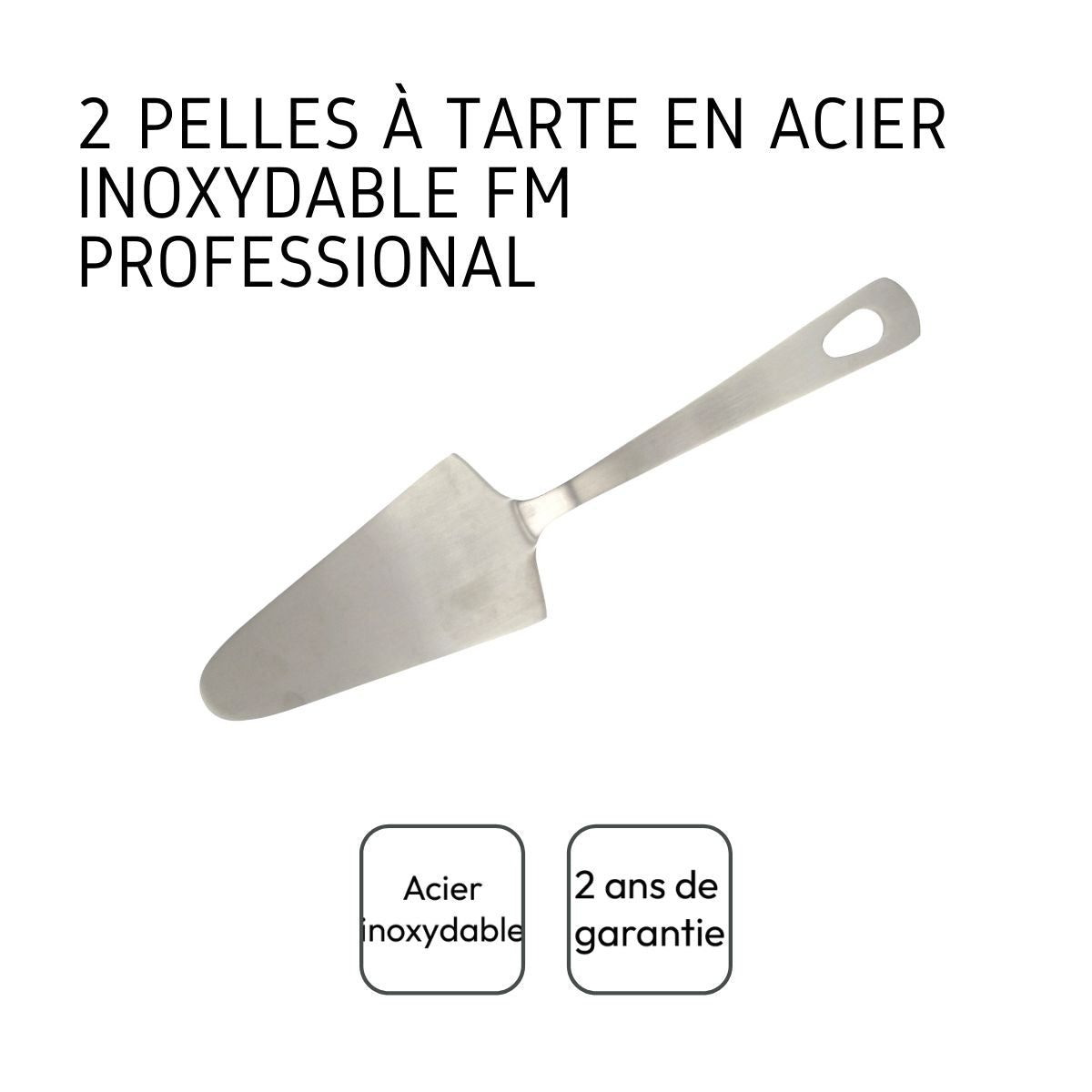 Lot de 2 pelles à tarte 25 cm FM Professional - Mathon - 4