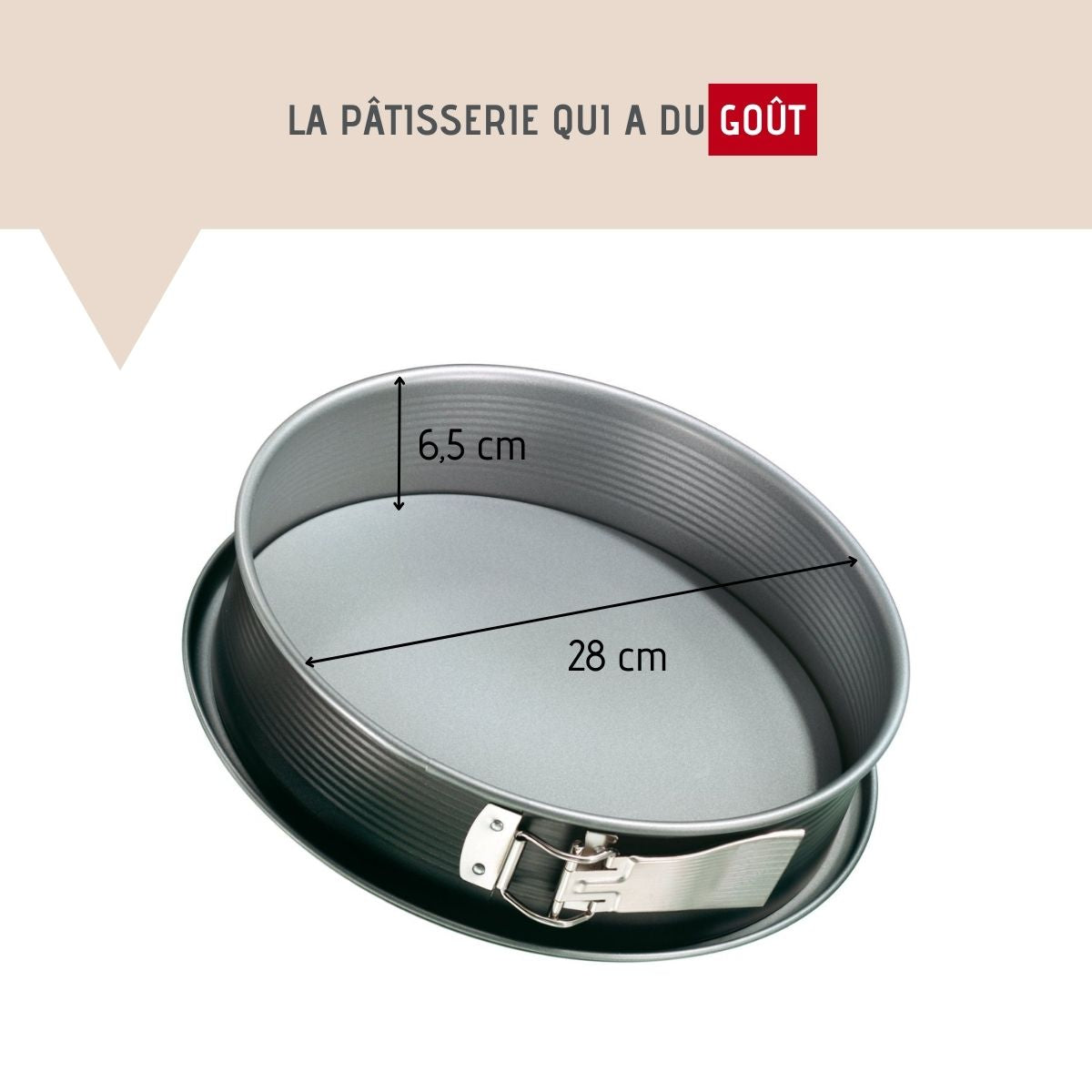 Moule à manqué à charnière en acier 28 cm Zenker Energy Zenker - Mathon - 8